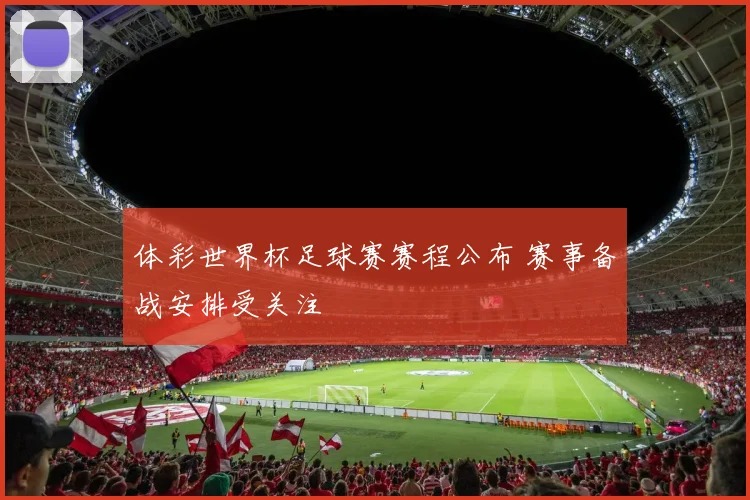 体彩世界杯足球赛赛程公布 赛事备战安排受关注