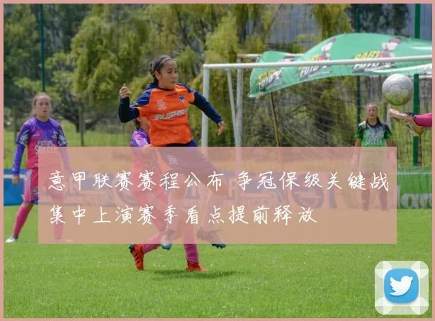 意甲联赛赛程公布 争冠保级关键战集中上演赛季看点提前释放