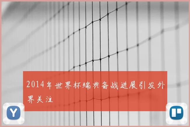 2014年世界杯瑞典备战进展引发外界关注